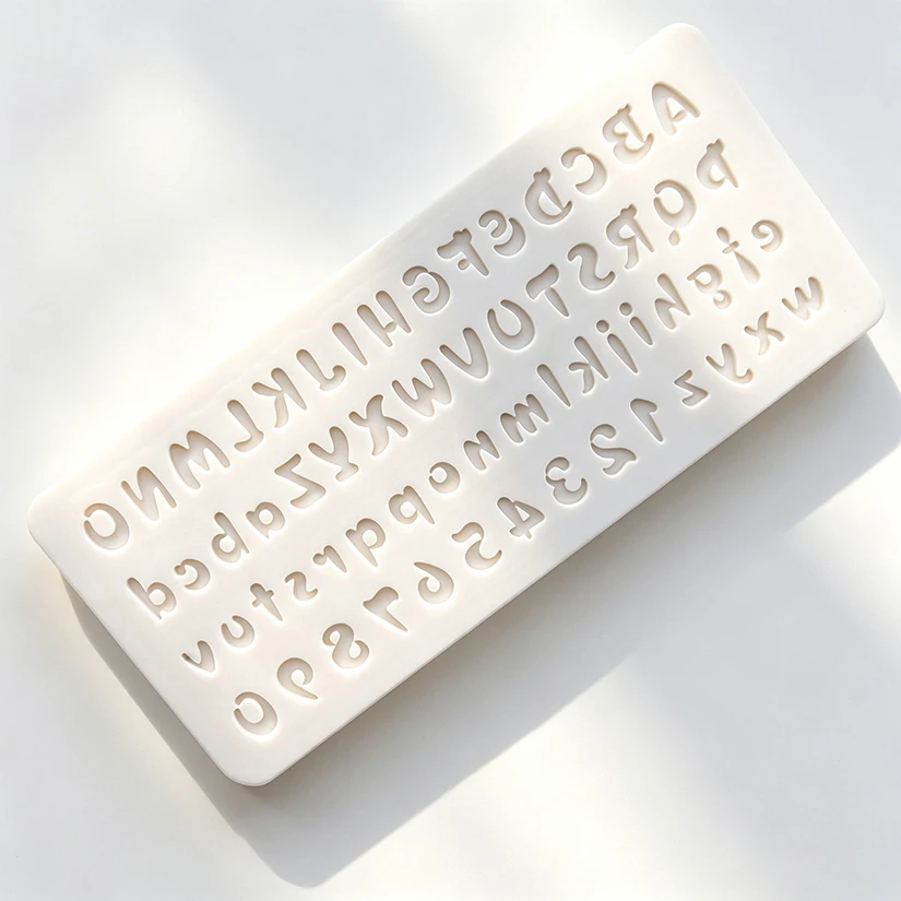 Alphabet Number Silicone Mold Sugarcraft Cupcake Baking Mold Fondant Cake Decorating Tools