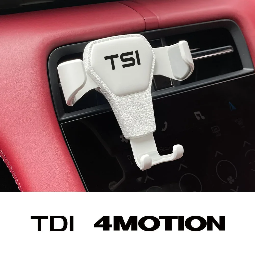 Car Air Vent Clip Phone Holder Auto Interior Accessories For VW Volkswagen TSI TDI 4Motion Jetta Tiguan Touareg Beetle Arteon