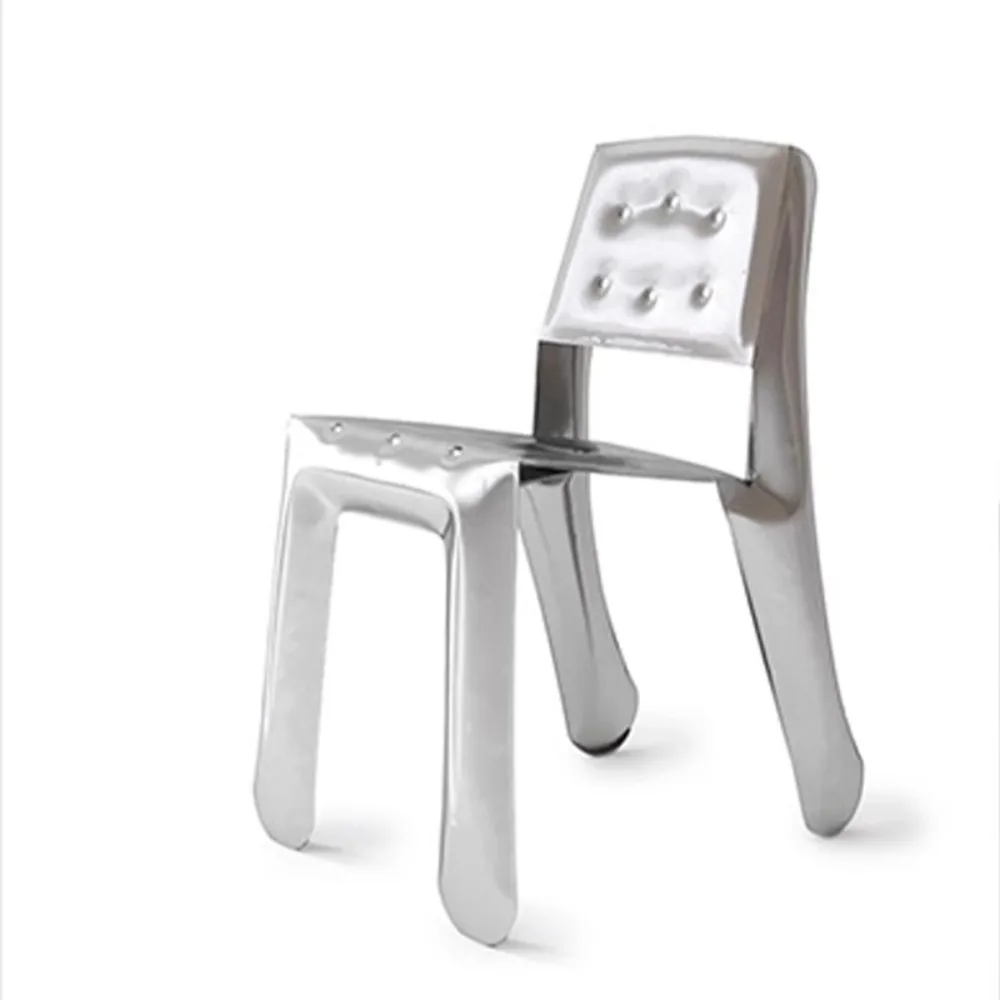 

Dining room metal back dining chair art decorative stool