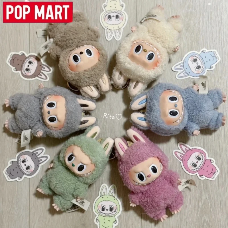 Echte POPMART Labubu Die Monster Blind Box Aufregende Macaron Vinyl Gesicht Überraschung Mystery Box Spielzeug Kawaii Anime Action Figur