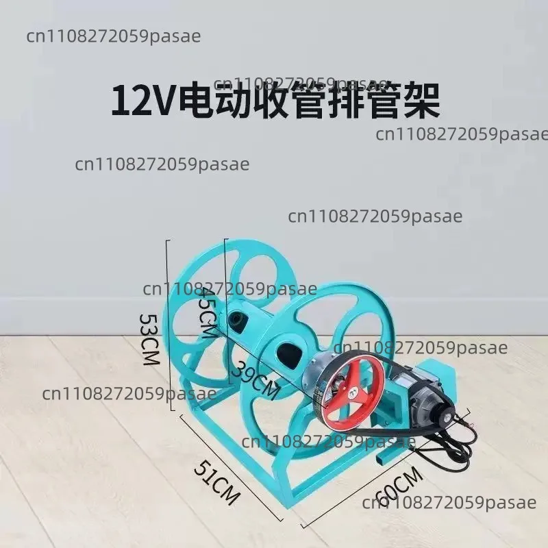 Automatic Hose Reel Winder, Labor-Saving Coiling Machine for Farm Irrigation & Water Spraying