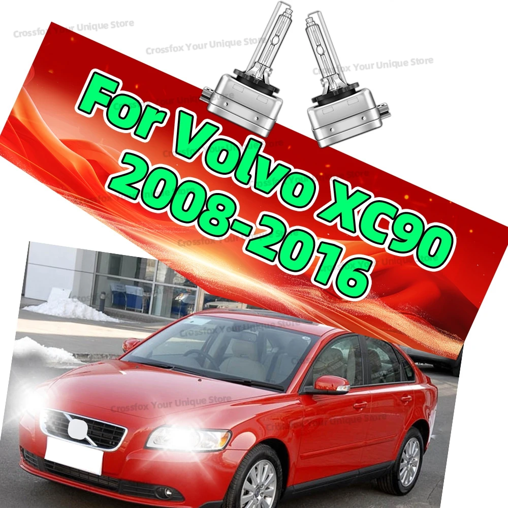 

2x для Volvo XC90 2008-2016 2009 2010 2011 2012 2013 2014 2015 HID ксеноновые фары 6000K 8000K 10000K HID D1S 12V 35W лампы накаливания