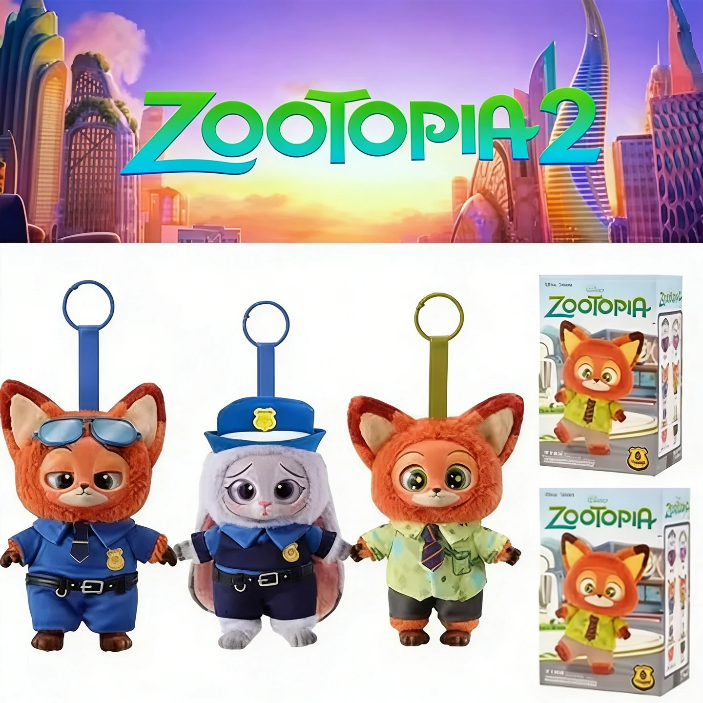 

Zootopia Blind Box Nick Judy Action Figure Plush Vinyl Doll Mystery Surprise Box Anime Figures Cartoon Collection Toy