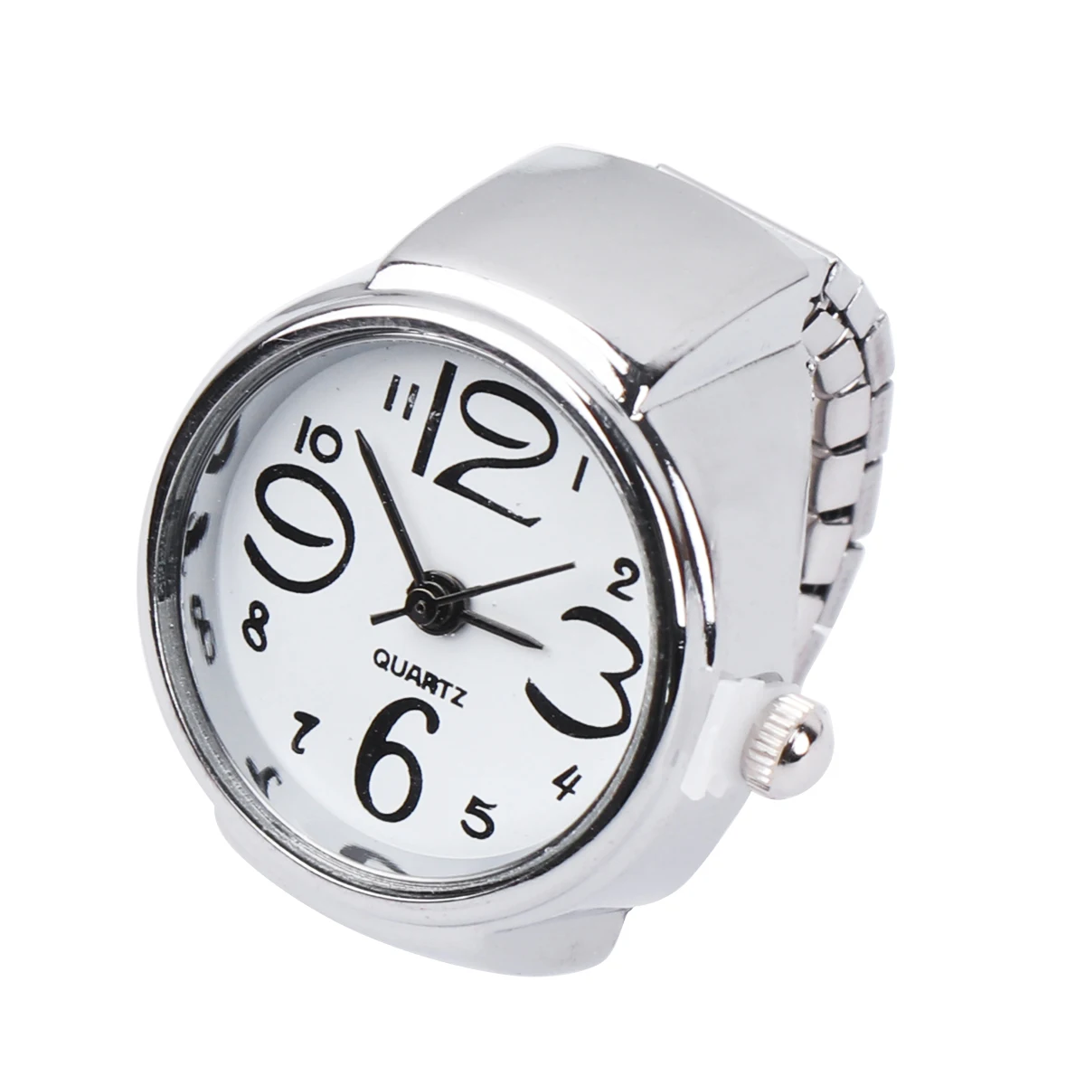 

2 Pcs Couple Ring Watch for Men Mini Women Girls Watches Quartz Man