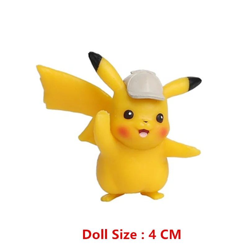 3-7 cm Pokemon Cartoons Anime Figur Pikachu Mew Snorlax Charmander Cosplay Sammlung Haustier Tasche Monster Action Modell Spielzeug Geschenke – Detail 40