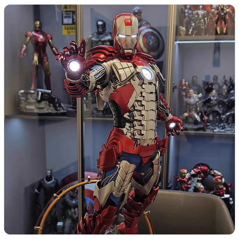 تمثال Marvel Iron Man MK5 Premium GK قابل للجمع، نموذج Avengers Series Comic Book Hero Action Figure، منتج جامعي عالي الجودة