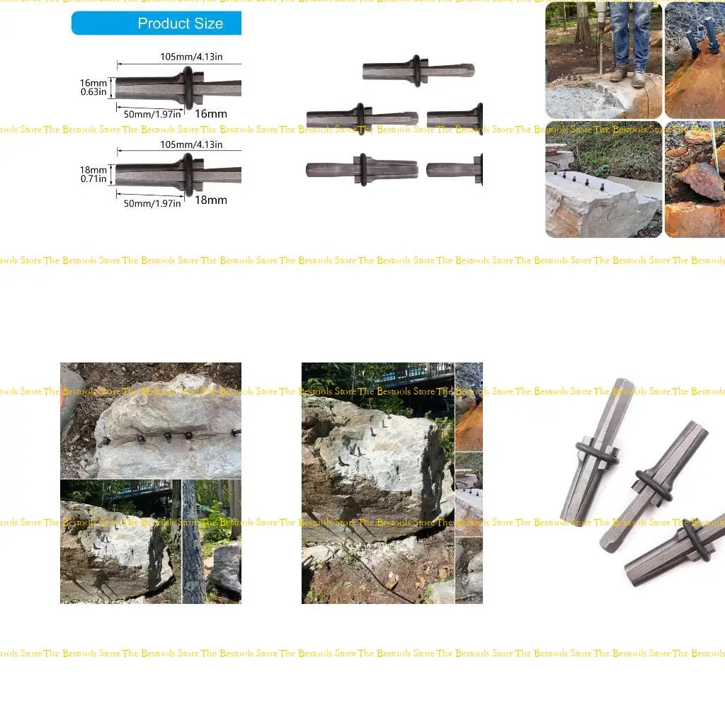 

12pf 5pcs тяжеломочные клинья и прокладки клинья бетонные скалистые сплиттеры рука рука