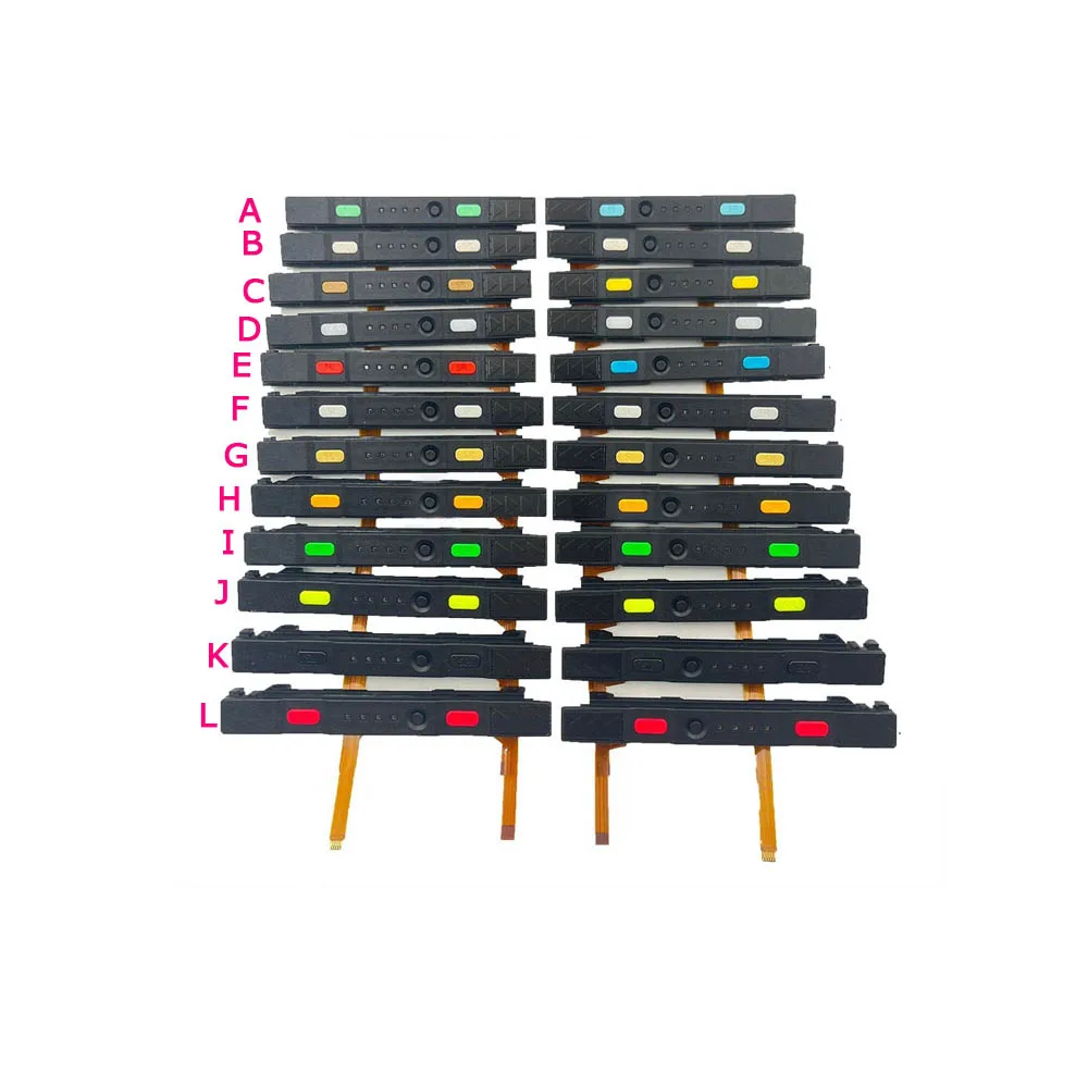 

10 Pair Replacement For Joy con Left Right Slider Rail with SL SR button for Switch NS Joycon Controller repair with Flex Cable