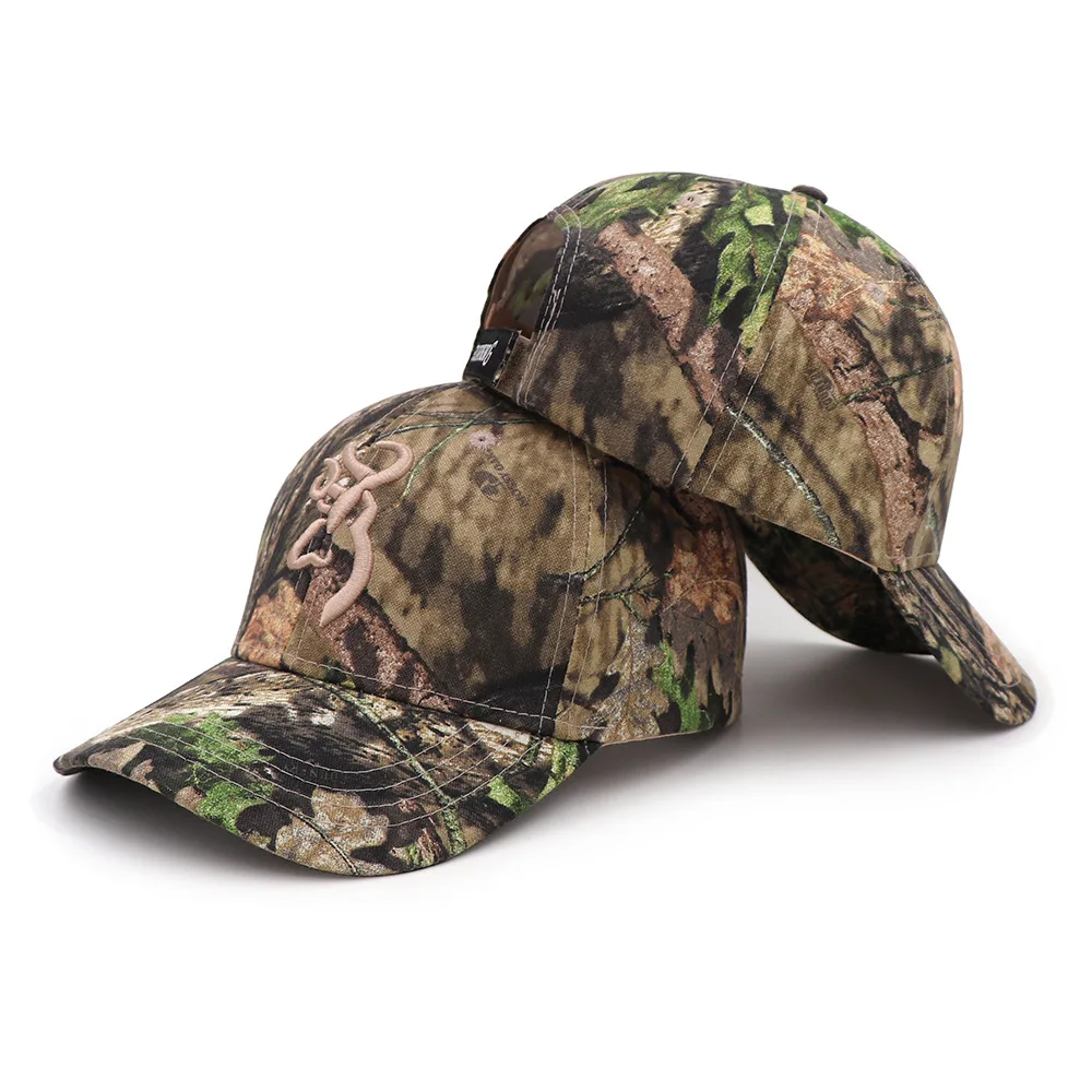 New High Quality Embroidery Camouflage Baseball Cap Men Women Outdoor Sports Jungle Hunting Hiking Fishing Adult Fashion Sun Hat