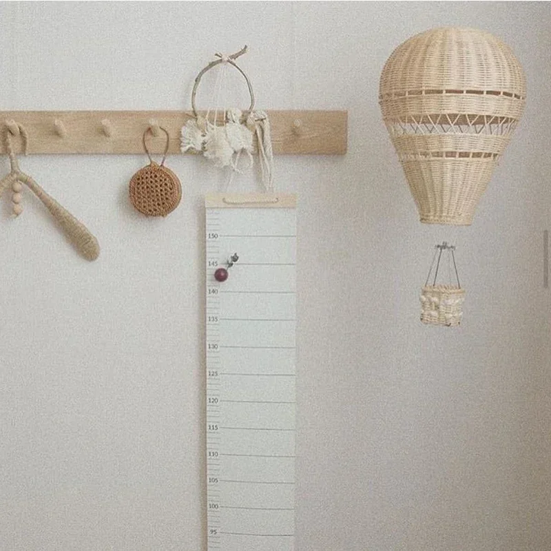 Ciondolo per palloncino in rattan intrecciato a mano Palloncino intrecciato durevole Artigianato Decorazione per la casa Accessori per la decorazione della camera dei bambini Puntelli per foto