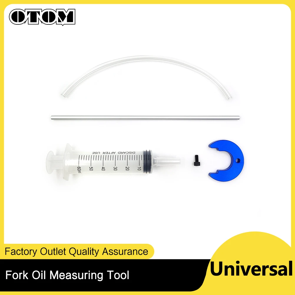 

OTOM 60ml Universal Fork Oil Level Gauge Suspension Level Tuning Shock Adjustment Motorcycle Tool Accessories 1 Set