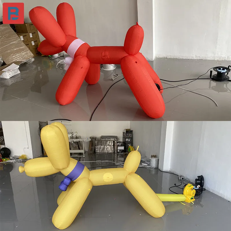 

Inflatable cartoon dachshund dog sausage dog balloon dog model clown playground children's fun bar stage lighting props