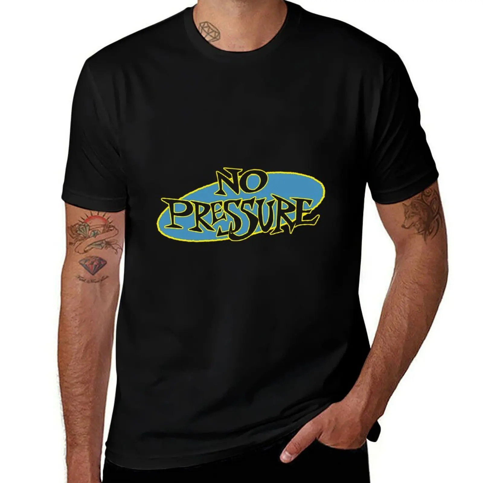 

FAN ART NO PRESSURE PUNX HARDCORE LOGO T-Shirt Construction Work Tee Shirt
