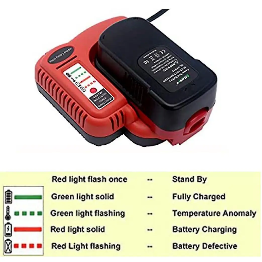 شاحن بطارية pb باللون الأسود & Decker ، h41 V-12V-18V-24V-FSMVC ، FSMVC-01 ، ma-01 ، Ni-Cd ، Ni-mh ، 18V