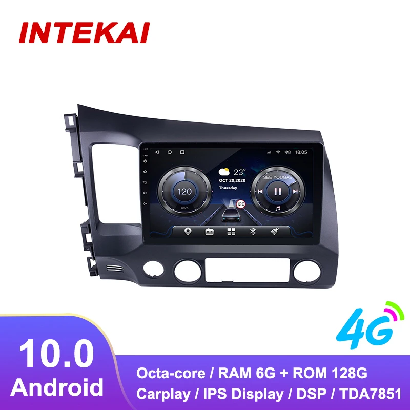 

10.1" Android 10.0 Car Radio GPS Navigation autoradio multimedia player for honda CIVIC LHD 2006 2011 head unit stereo