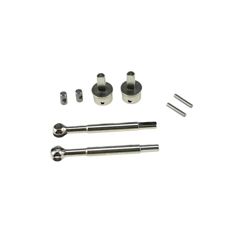 Fit for MJX 1/18 H18P RC Car Professional Modified Upgrade Sturdy Thickened Hardened Front Axle CVD Transmission Shaft Parts
