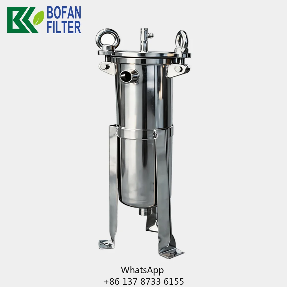 Stainless Steel Bag Filter Housing Industrial Use Low-Flow Filter With 10m Flow Rate & 10000L/H Capacity