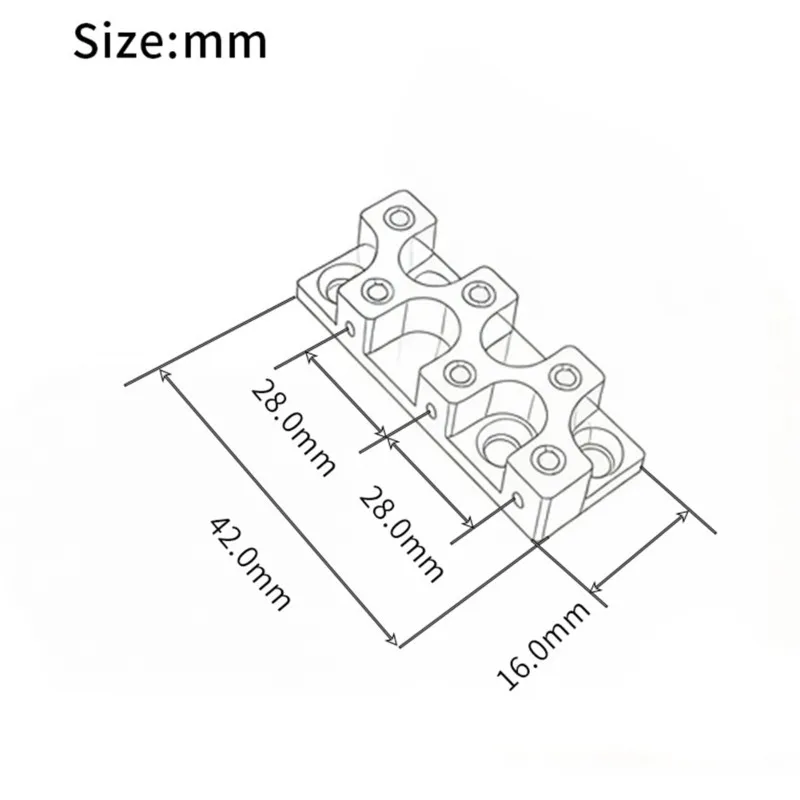 【TRAVEL ESSENTIAL】For Headless Guitar 42Mm Brass Locking Nut-Black Guitar String Accessory