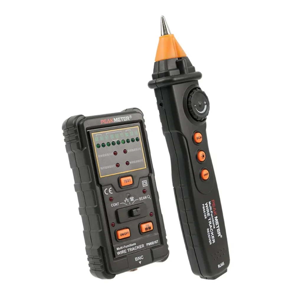 PM6816 Multi-function Cable Tester RJ45 RJ11 Wire Track Telephone Line Test MS6816 Cable tracker