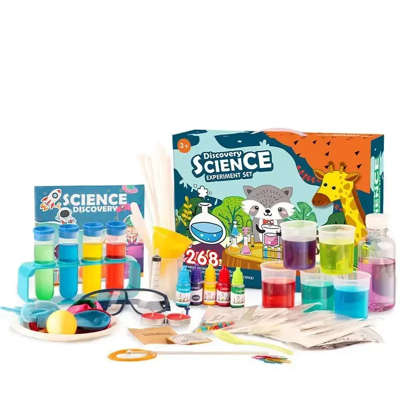 268 English version Kids Science Laboratory Montessori Toys Chemical Experiments Children Educational Science popularization