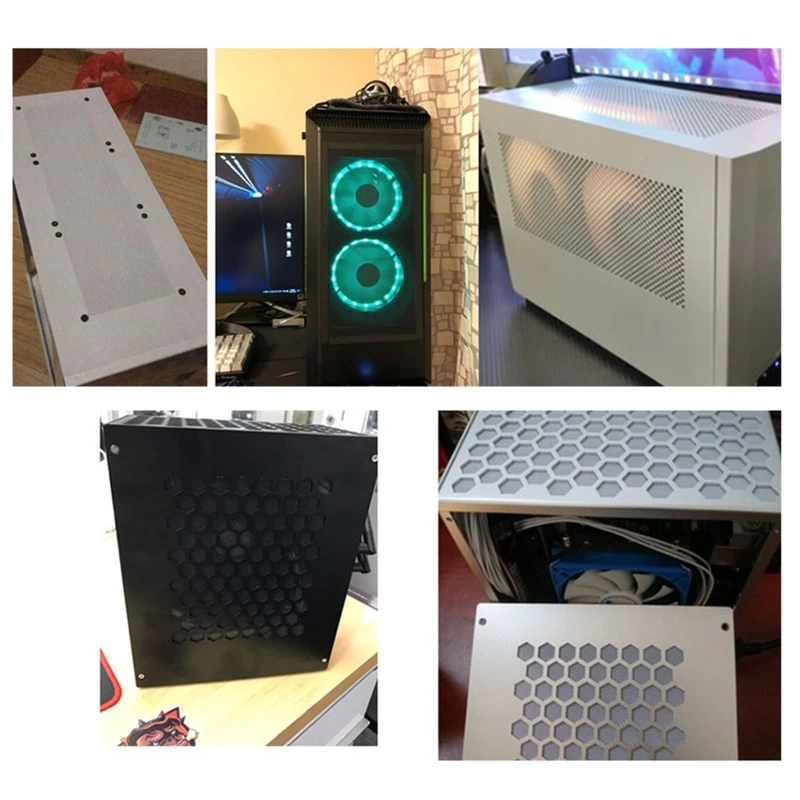 Computer Mesh Dustproof Cover Chassis Dust Cover DIY PVC for CASE Fan Dust Filte