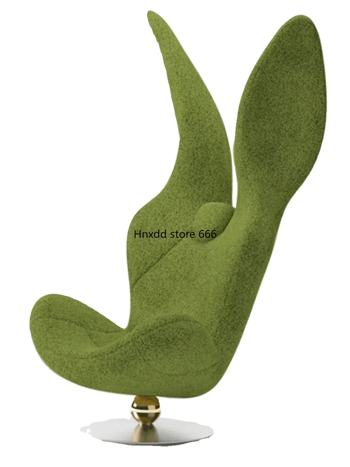 Creative soft decoration leisure living room villa green rabbit sofa chair