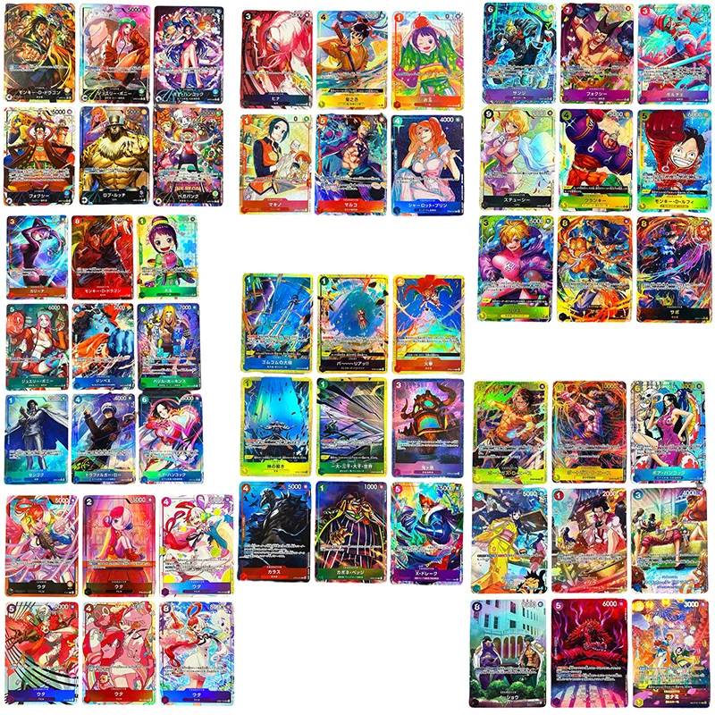 54pcs/set One Piece OP07 TCG OPCG Replica Japanese Version Boa Hancock Sanji Aramaki Nami Doflamingo Game Anime Collection Cards