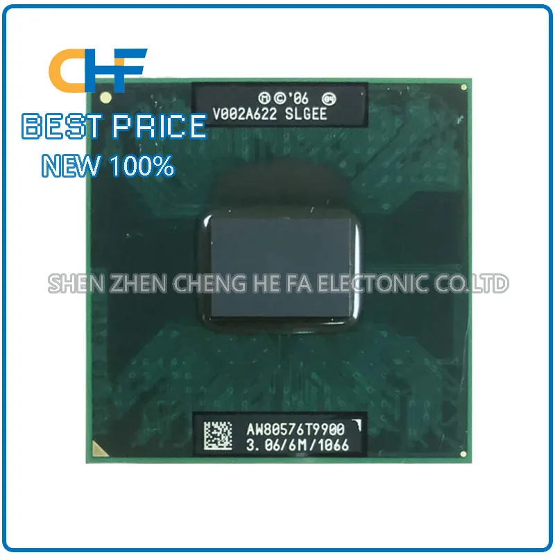 Core 2 Duo T9900 SLGEE CPU Laptop Processor 3.0 GHz Dual Core Dual Thread 6M 35W Socket P