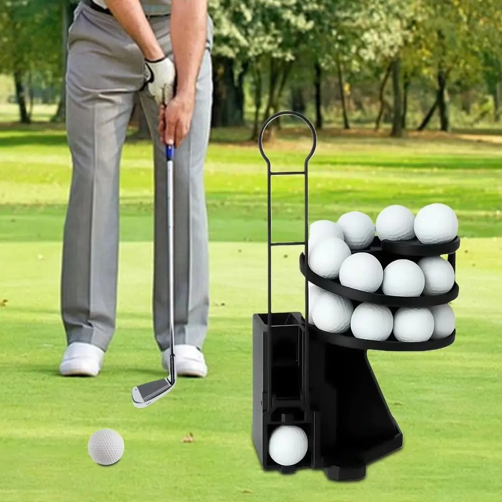 25-Ball 3D-gedruckter Golfball-Launcher mit automatischem Spender und Fußpedalsteuerung
