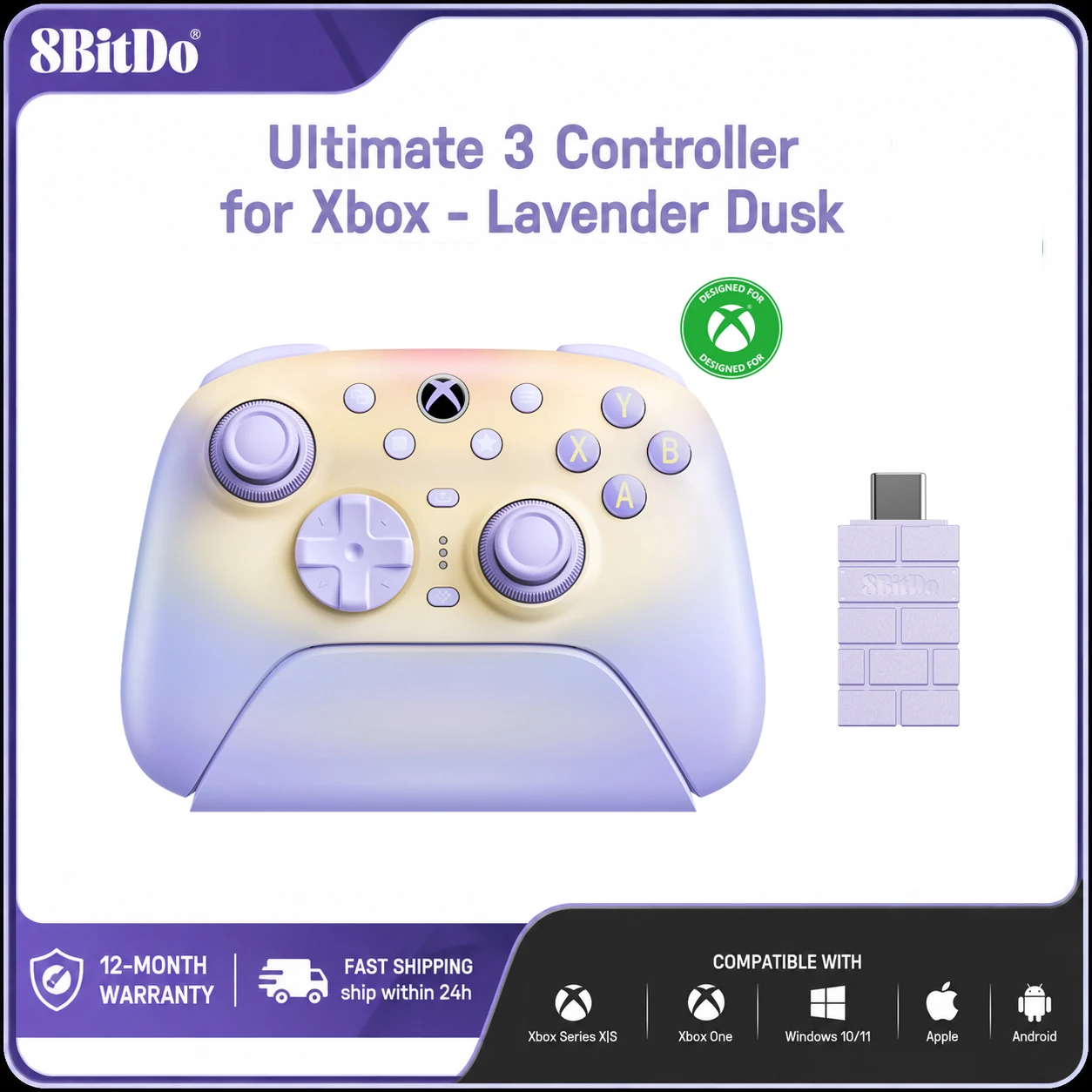 Gaming Console Keyboard - Mando inalámbrico 8BitDo Ultimate 3 para
