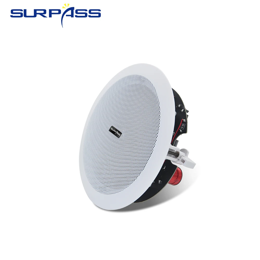 Smart Bluetooth 6pcs 30W WiFi Ceiling Speaker 6 Inch Built in Class D Digital Amplifier Active Loudspeaker for Hotel Restaurant