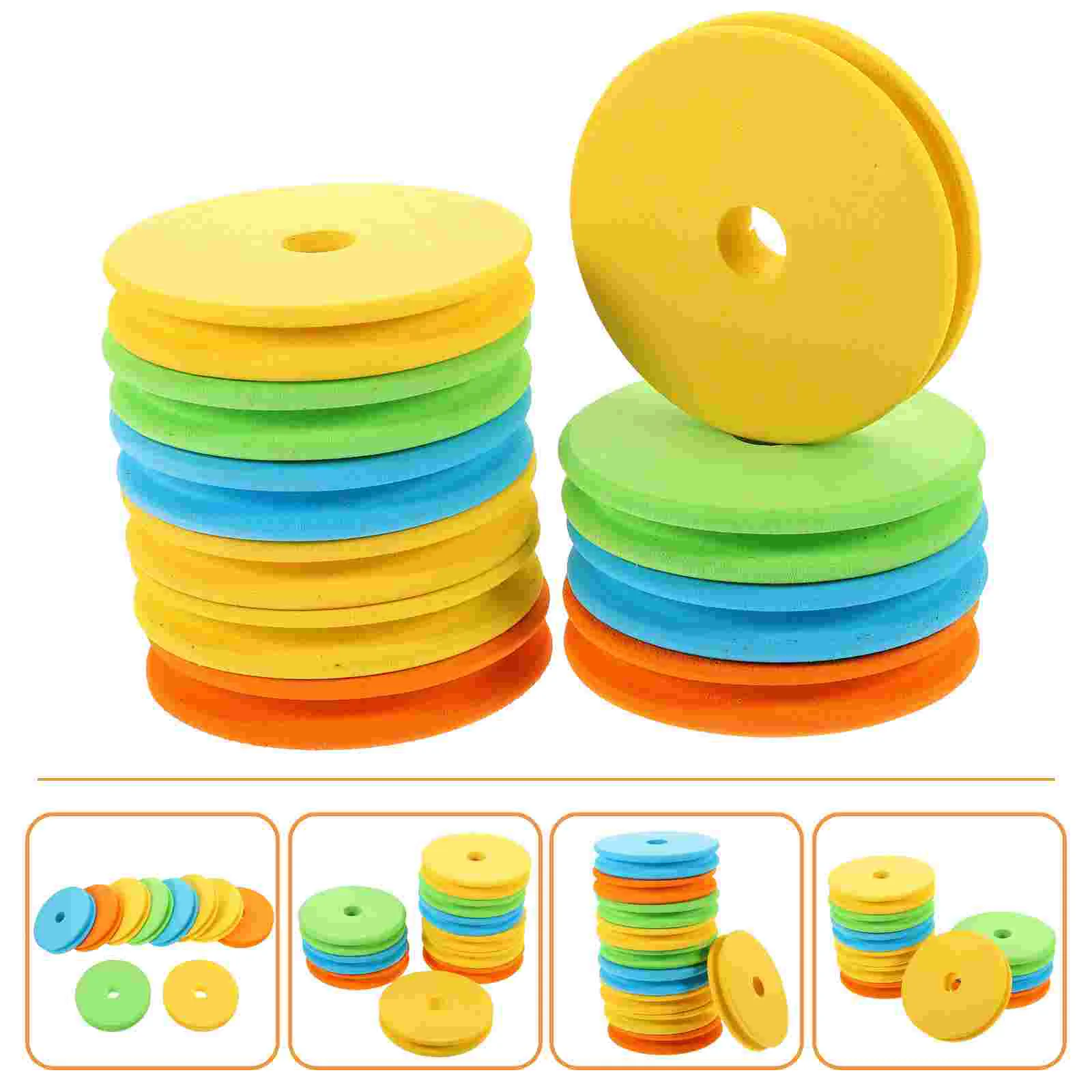 

10 PCS Line Spool Fishing Winding Plates Spools Aquarium Accessories Ring Holder