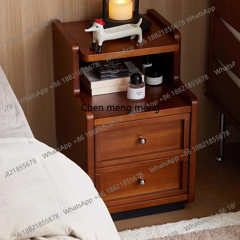 G153 Modern Luxury Nightstand Premium Beauty Vintage Aesthetic Nightstand Drawers Storage Cajones De Dormitorio Bedroom Furnitur