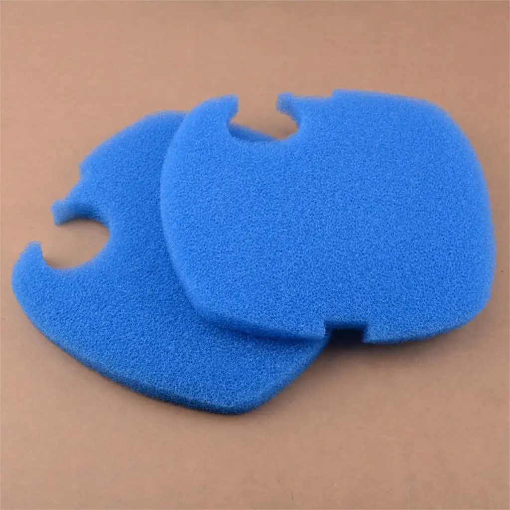 LETAOSK 2Pcs Blue Aquarium Filter Pad Sponge Foam Cotton Replacement Fit For SUNSUN GRECH Canister 304AB/404AB/704AB