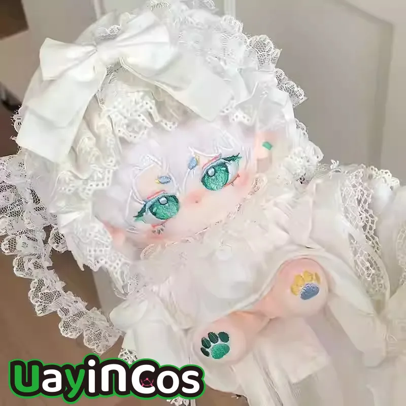 

20 см кукольная одежда, пижама с бантом, шапка с кроличьими ушками, костюм, одежда, платье, костюм, аксессуары для кукол, аниме-фигурка, игровая игрушка для детей