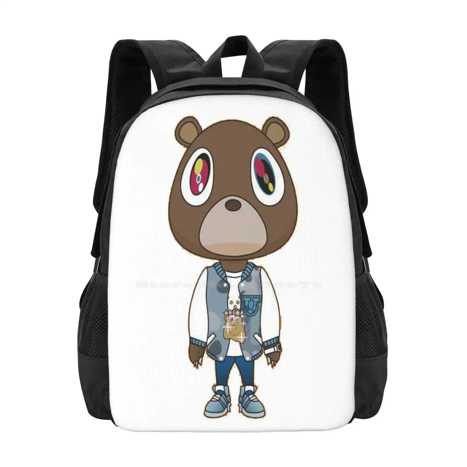 

Kanyewest Style Hot Sale Backpack Fashion Bags Trends Style Graduation Ghost Kanyewest Bear Hiphop Rap Aesthetic Tattos Music