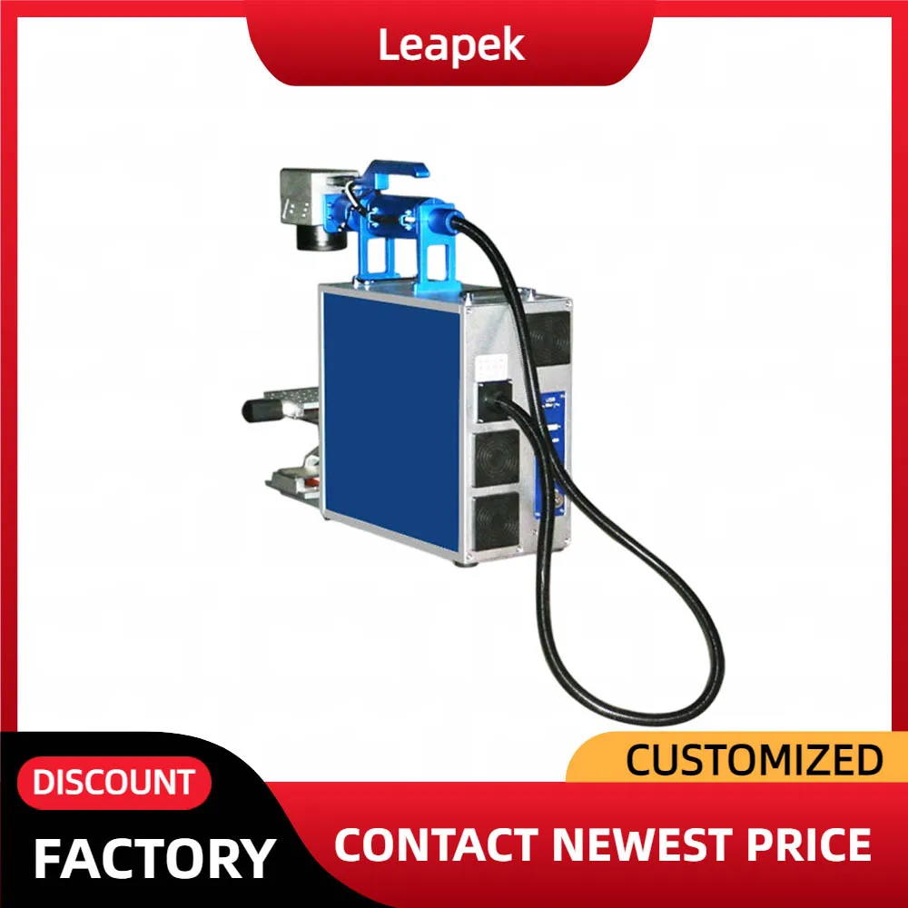 Handheld Mini Portable Laser Engraver 20W 30W 50W Fiber Laser Marking & Engraving Machine Mopa Raycus Laser Generator