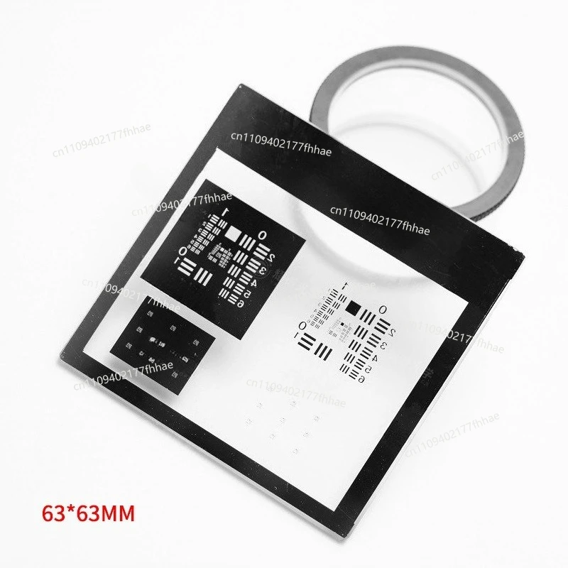 Resolution Board USAF1951 Microscope Test Card Test Board 25*25/76*76MM in Stock
