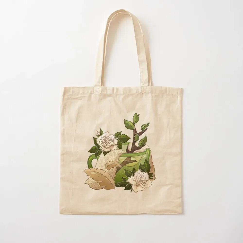 

Peaceful Forest Teacup - Cottagecore Aesthetic Tote Bag Handbags Lady bag Bag