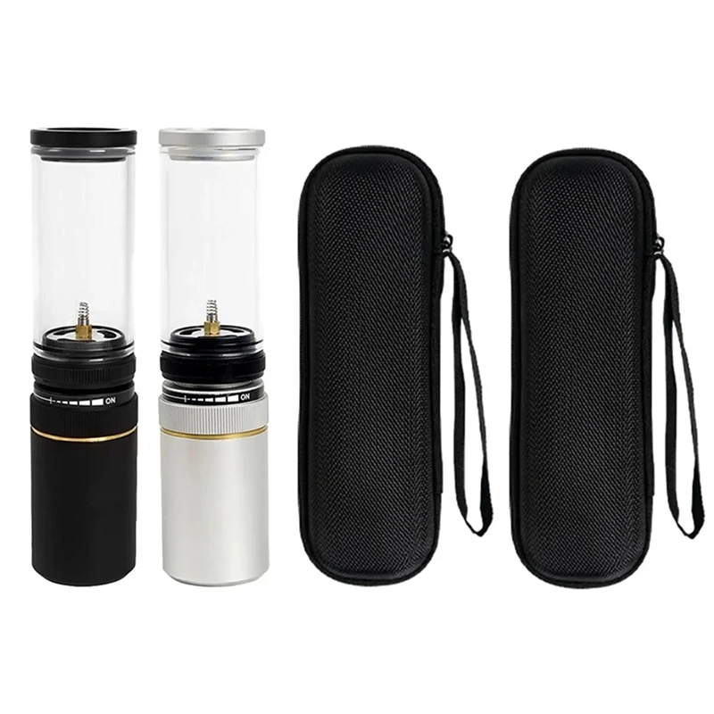 فانوس غاز محمول مقاوم للرياح من BAAY للتخييم، مصباح ضوء شموع غاز خارجي قابل للتعديل لتسلق الجبال وصيد الأسماك والشواء