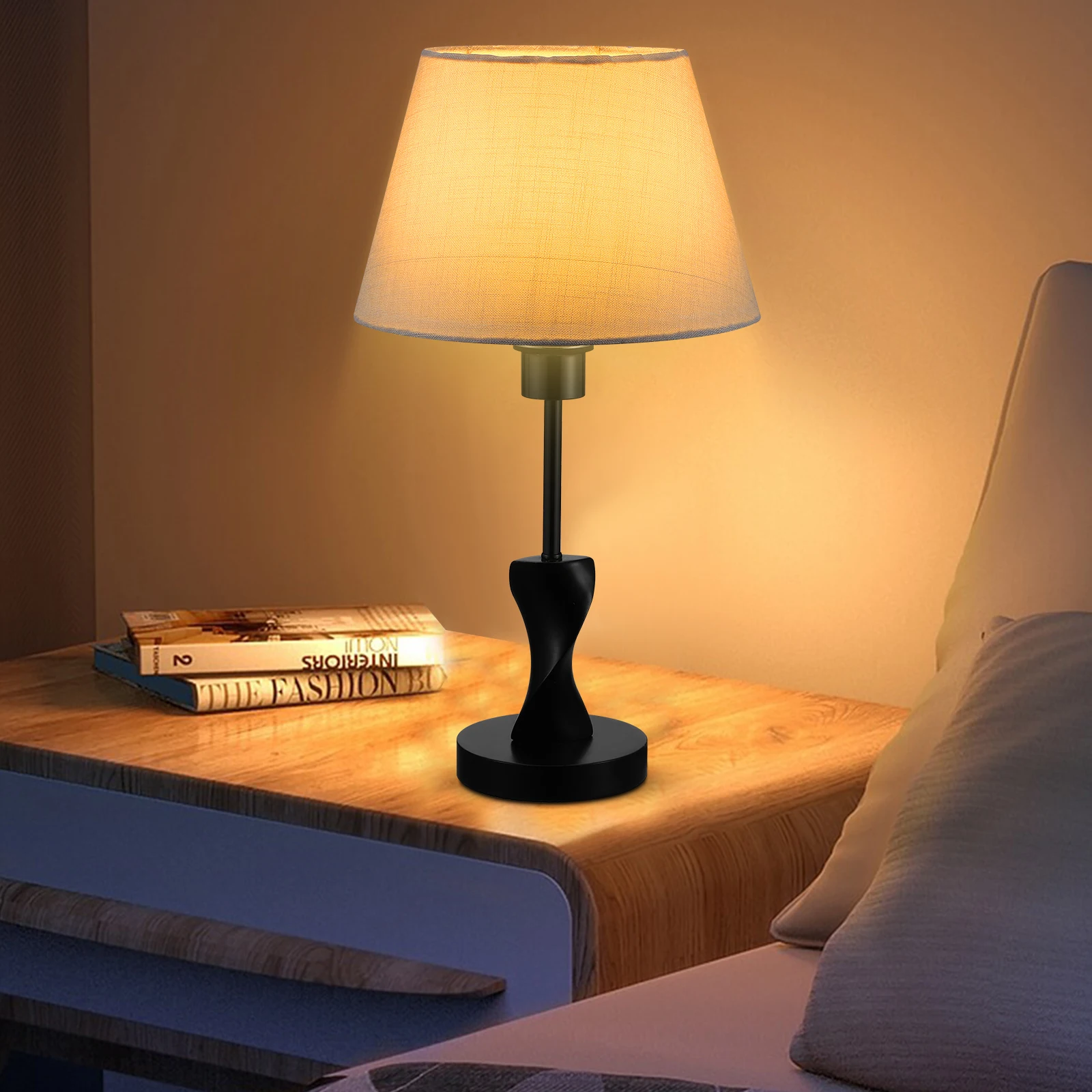 

Изысканный тканевый абажур, замена настольной лампы, металлическая усиленная прочная конструкция, мягкий свет, украшение для дома, универсальное