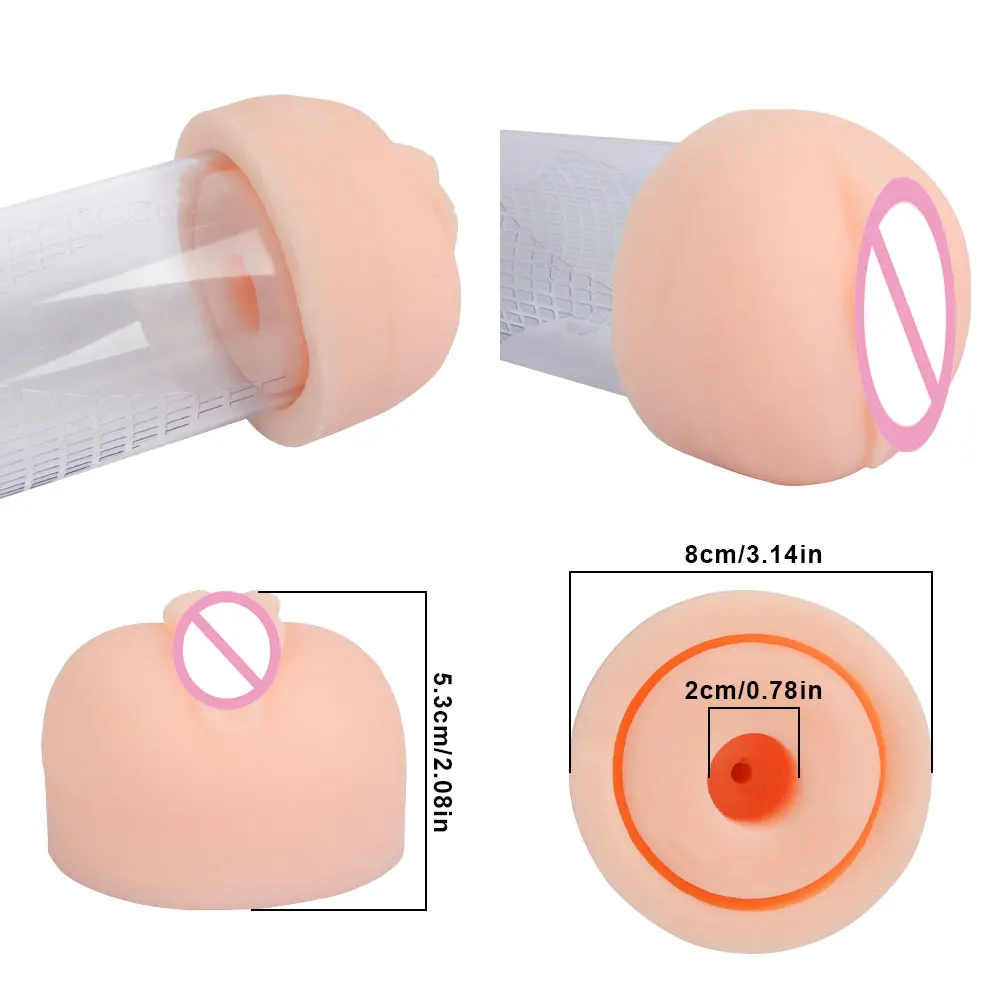 Accessories For Penis Pump Cylinder Penis Extender For Men Penise Enlargement Vacuum Pump Ring Replacement Sleeve Flask Part