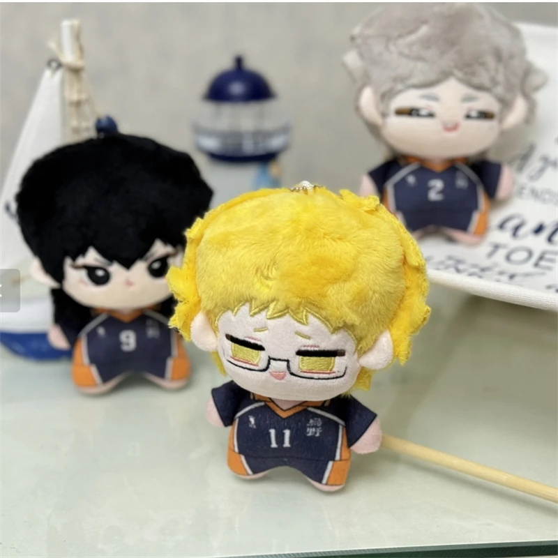 

Kawaii Haikyuu Peluche Doll Cute Kozume Kenma Tobio Kageyama Shoyo Hinata Stuffed Anime Plush Toy Bag Pendant Plushies Boy Gifts