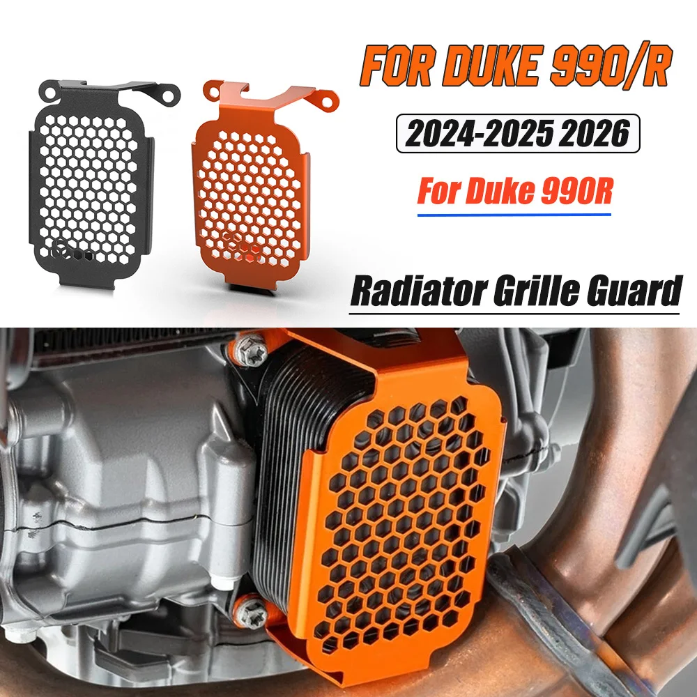 

Oil Cooler Water Heat Exchanger Guard Production Cover For Duke 990/R Duke 990R 2024 2025 2026 Motorcycle Accessories