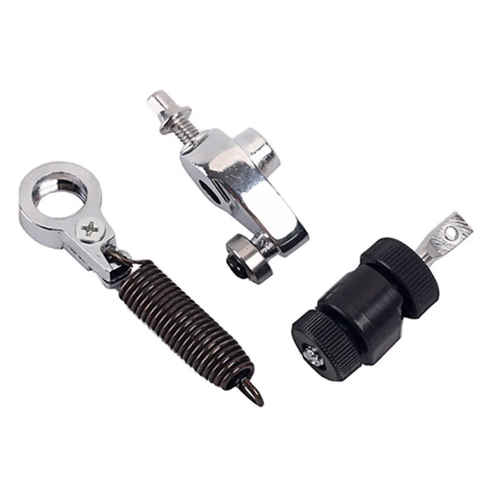 

Drum Foot Pedal Spring Metal Spring Cam Tensioner High Tensile Strength Bass Drum Foot Pedal Accessories Black Silver