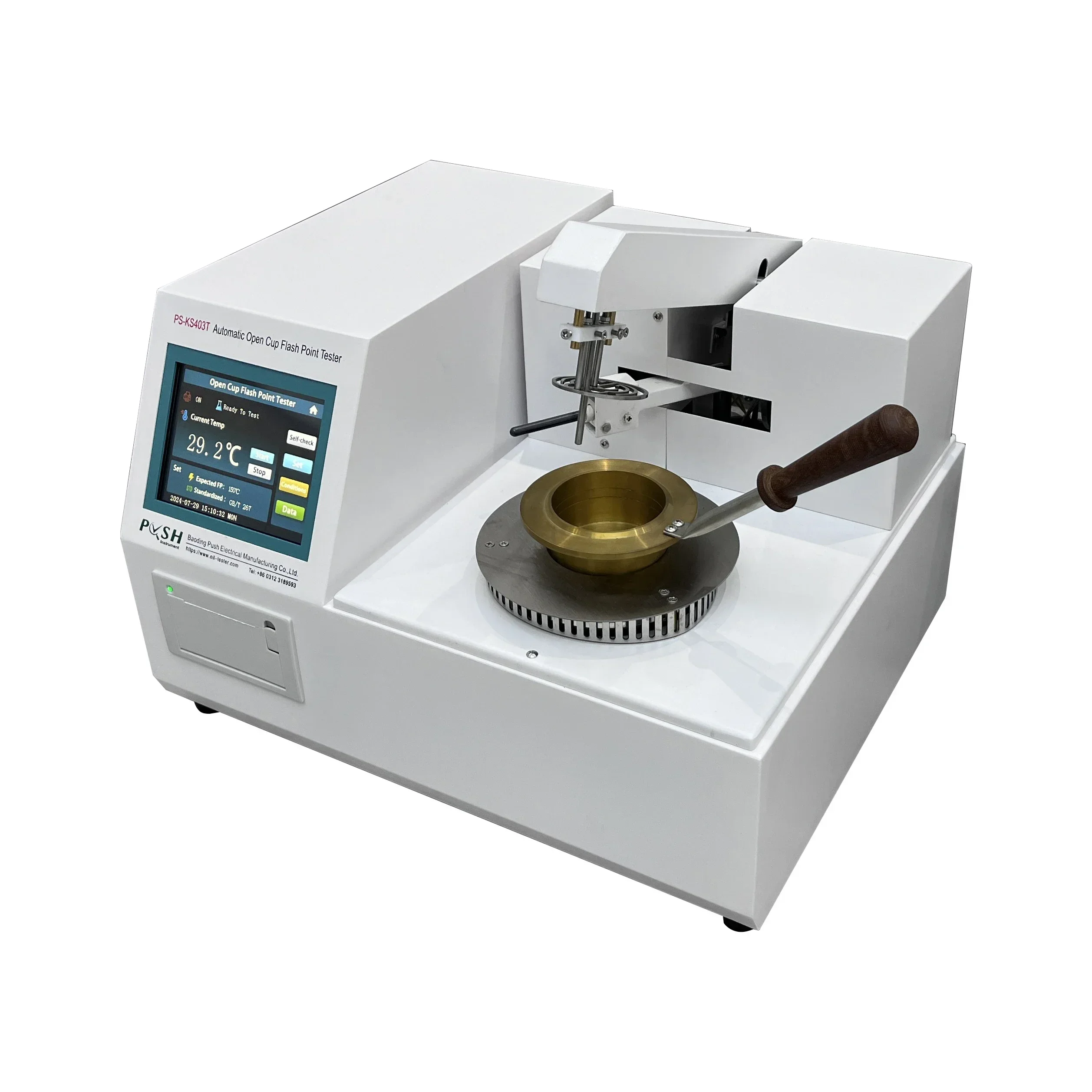 PUSH electric PS-KS403T astm d92 Open Cup Flammpunkt Cleveland Tester