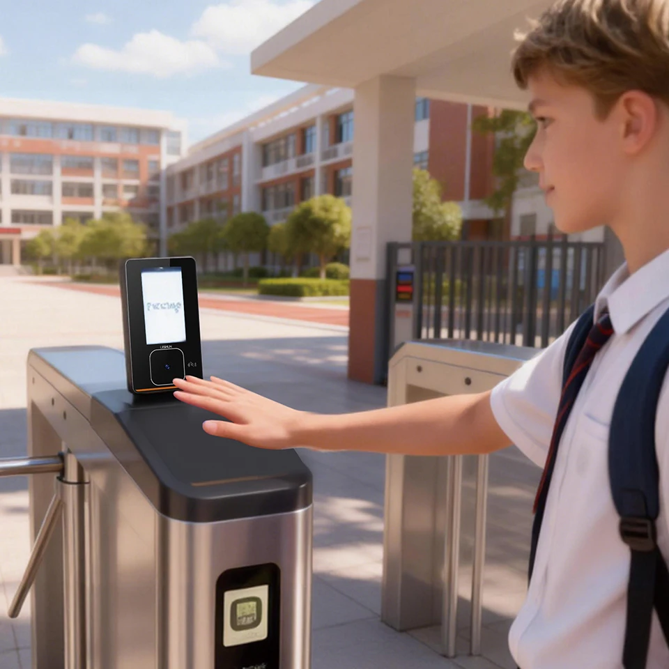 Leshun LSP984 Palm Vein Recognition Biometric Access Control Attendance Machine OEM/ODM Touchscreen Display Android13 OS