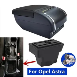 For Opel Astra Armrest Box Retrofit parts For Opel Astra J Car Armrest Center Storage Box Interior Dedicated Car Accessories