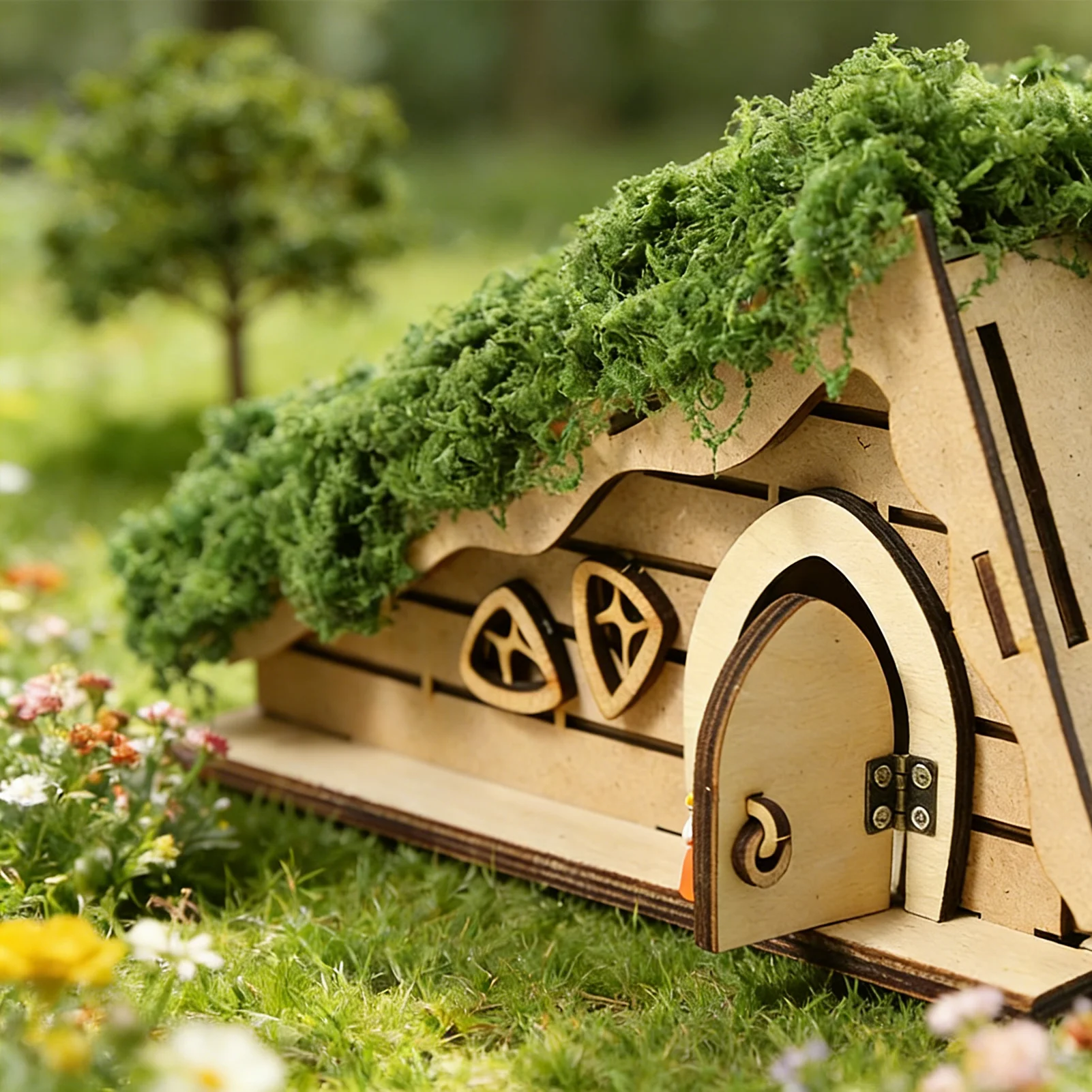 

Деревянный набор для сборки домика феи, декор для книжной полки, уличный садовый домик феи для праздников, мероприятий, вечеринок, декора стола, для детей, девочек, дочерей