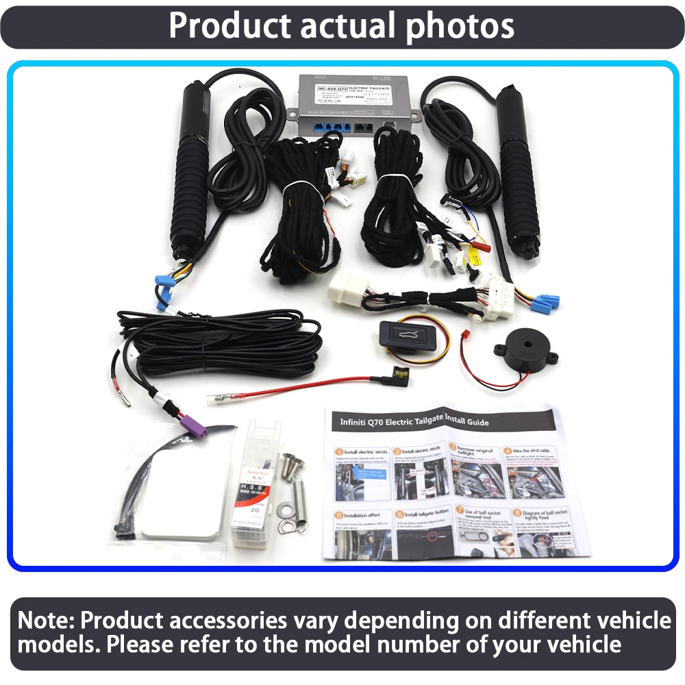 For Infiniti Q70 Q70L M M25 M37 M56 M35h M30d 2009-2019 Smart Automatic Powered Tailgate Key Control Trunk Lift Power Tailgate